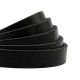 DQ leather flat 10mm Black